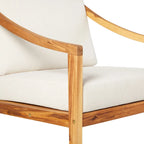 Middlebrook Designs Solid Wood Patio Lounge Chair