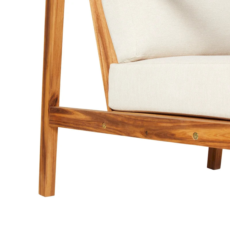 Middlebrook Designs Solid Wood Patio Lounge Chair