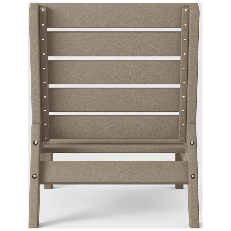 Polytrends Birchwood All Weather HDPE Outdoor Patio Deep Seating Modular Armless Chair