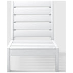 Polytrends Birchwood All Weather HDPE Outdoor Patio Deep Seating Modular Armless Chair