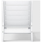 Polytrends Birchwood All Weather HDPE Outdoor Patio Deep Seating Modular Armless Chair