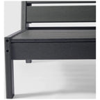 Polytrends Birchwood All Weather HDPE Outdoor Patio Deep Seating Modular Armless Chair