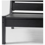 Polytrends Birchwood All Weather HDPE Outdoor Patio Deep Seating Modular Armless Chair