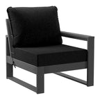 Polytrends Endless Patio Sectional 8-Piece Lounge Sofa Set with Gray Frame