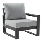 Polytrends Endless Patio Sectional 8-Piece Lounge Sofa Set with Gray Frame