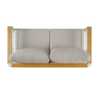 Christopher Knight Home - Everett Outdoor Aluminum Love Seat with Cushions and Rust-Resistant Frame