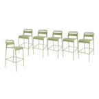 Christopher Knight Home Carmella Outdoor Metal Barstool (Set of 6)
