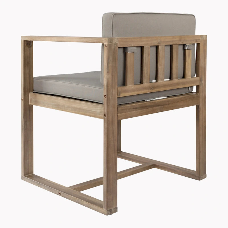 Christopher Knight Home Outdoor Rustic Acacia Wood 5-Piece Dining Sets