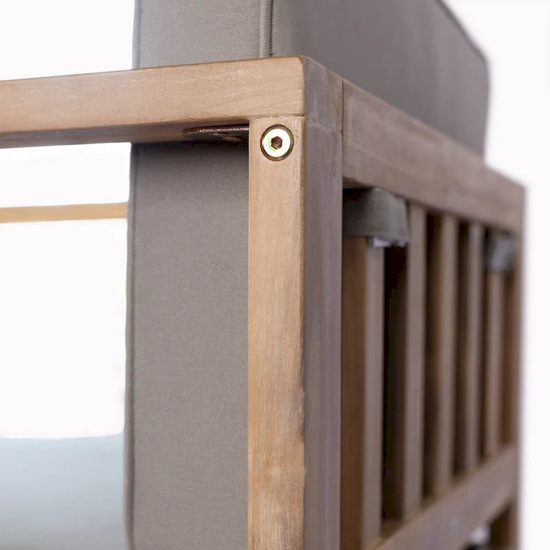 Christopher Knight Home Outdoor Rustic Acacia Wood 5-Piece Dining Sets