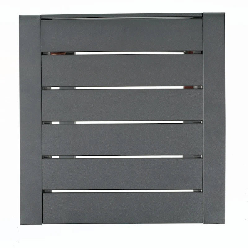 Outdoor CAPE CORAL C-SHAPED TABLE GREY