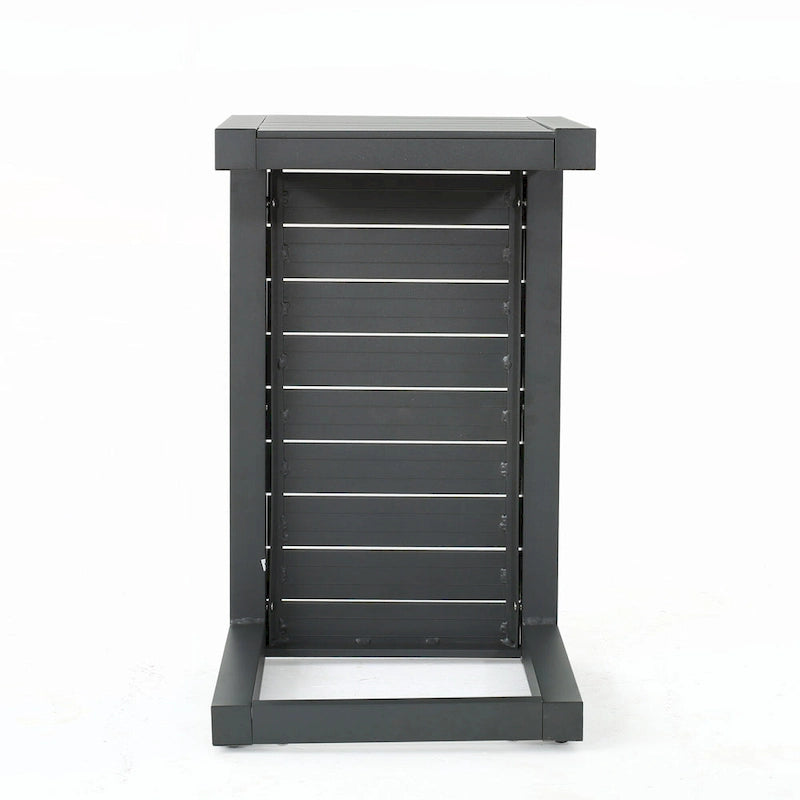 Outdoor CAPE CORAL C-SHAPED TABLE GREY