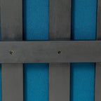 Roomfitters Outdoor Acacia Wood Wicker Club Chair with Cushions, Deep Seating Patio Furniture for Porch or Garden, Teal