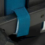 Roomfitters Outdoor Acacia Wood Wicker Club Chair with Cushions, Deep Seating Patio Furniture for Porch or Garden, Teal