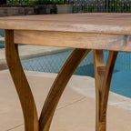 Outdoor 7 PIECE WOOD DINING SET,TEAK