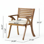 Outdoor 7 PIECE WOOD DINING SET,TEAK