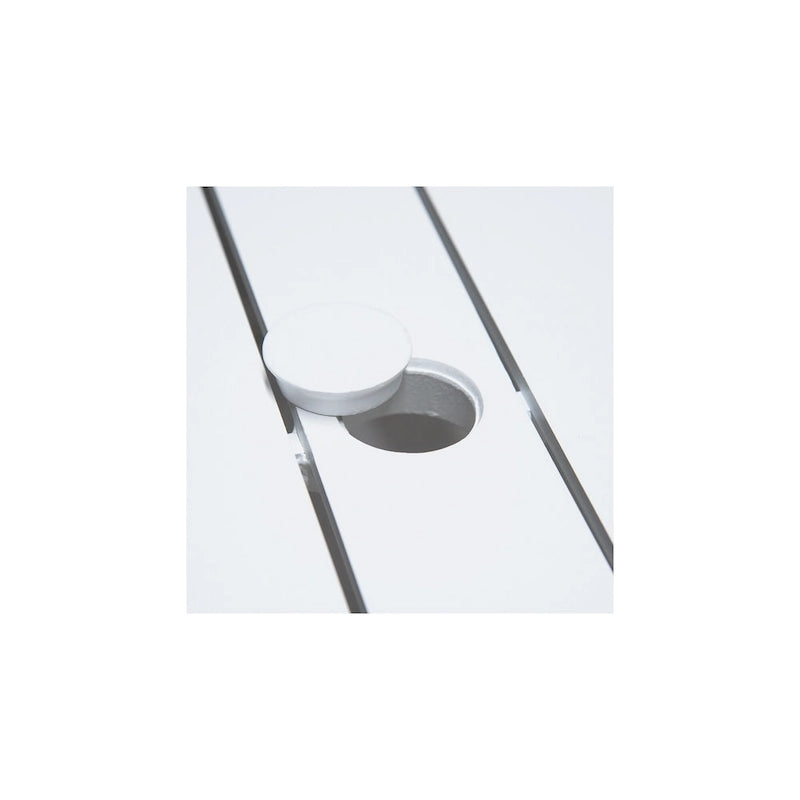 Outdoor Patio Aluminum 40X70 Two-Tone Table Top Rectangle Dining Table With Tapered Feet