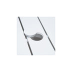 Outdoor Patio Aluminum 40X70 Two-Tone Table Top Rectangle Dining Table With Tapered Feet