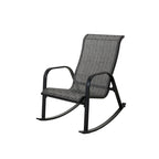 Metal Outdoor Rocking Chair, Steel Rocker Seating Outside for Front Porch, Garden, Patio, Backyard, 2PCS