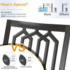 MAISON ARTS Metal Outdoor Patio Bistro Set 3 Pieces Dining Furniture