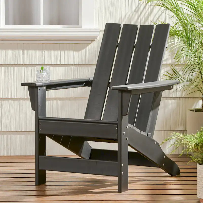 Encino Outdoor Resin Adirondack Chair by Christopher Knight Home