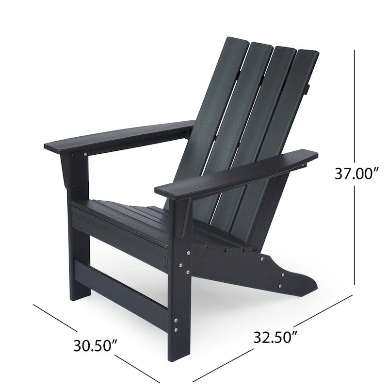 Encino Outdoor Resin Adirondack Chair by Christopher Knight Home