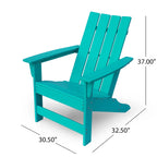 Encino Outdoor Resin Adirondack Chair by Christopher Knight Home