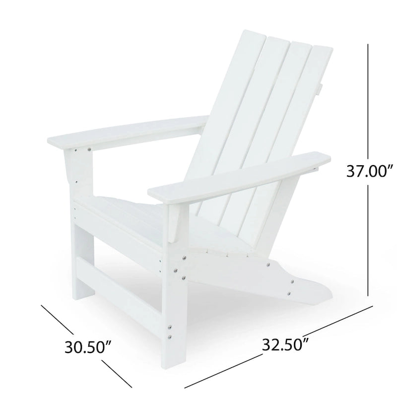 Encino Outdoor Resin Adirondack Chair by Christopher Knight Home