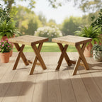 Eaglewood Acacia Wood Indoor/Outdoor Side Table by Christopher Knight Home