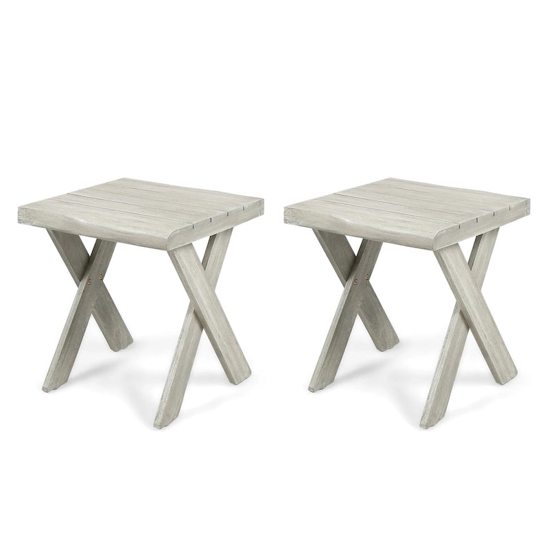 Eaglewood Acacia Wood Indoor/Outdoor Side Table by Christopher Knight Home