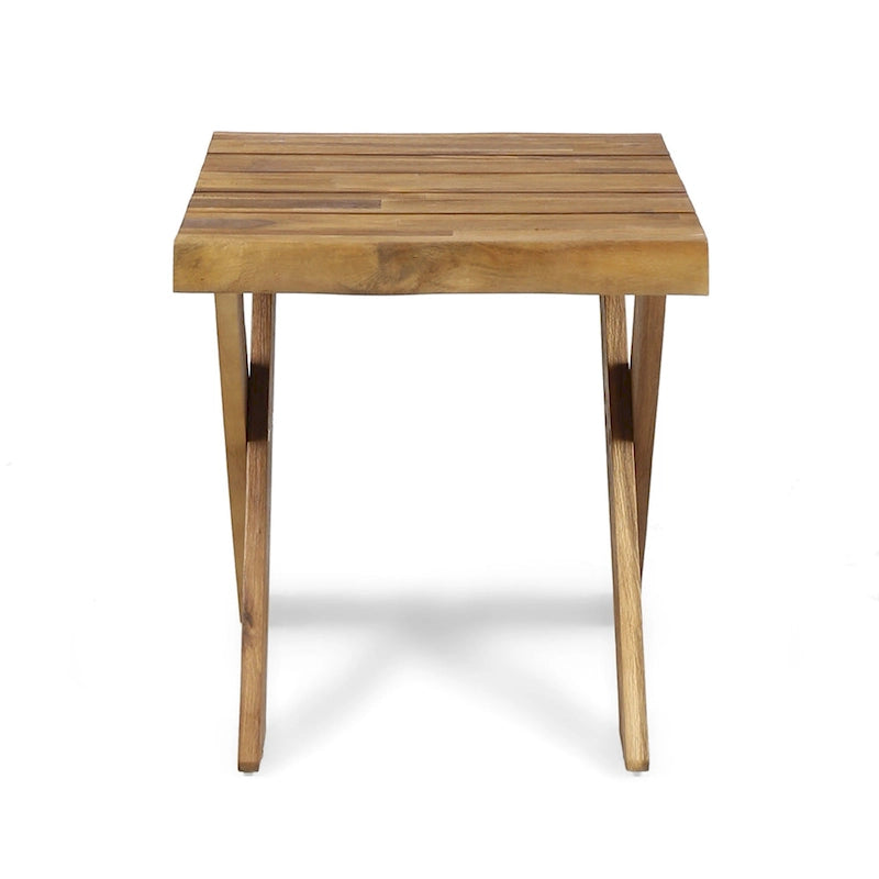 Eaglewood Acacia Wood Indoor/Outdoor Side Table by Christopher Knight Home