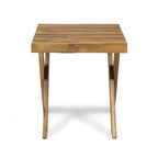 Eaglewood Acacia Wood Indoor/Outdoor Side Table by Christopher Knight Home