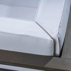 U-Shaped Outdoor Sectional Sofa Set 12-Piece with Fire Pit 8-Seater Acacia Wood