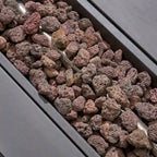 U-Shaped Outdoor Sectional Sofa Set 12-Piece with Fire Pit 8-Seater Acacia Wood