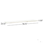 Kyoto Outdoor Acacia Wood 3 Piece Chaise Lounge Set with Water-Resistant Cushions by Christopher Knight Home