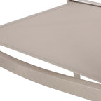 Boris Outdoor Modern 4 Seater Aluminum Dining Set with Faux Wood Table Top by Christopher Knight Home