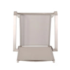 Boris Outdoor Modern 4 Seater Aluminum Dining Set with Faux Wood Table Top by Christopher Knight Home