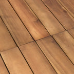 Cobalt Outdoor Wicker Wood Expandable Rectangle Dining Set with Cushions by Christopher Knight Home