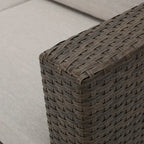 Puerta Outdoor (PE) Wicker 3 Seater Sofa by Christopher Knight Home