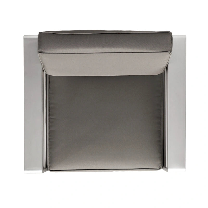 Cape Coral Outdoor 4 Seater Aluminum Club Chair and Table Set by Christopher Knight Home