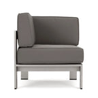 Cape Coral Outdoor Aluminum 10-piece Sofa Set with Cushions by Christopher Knight Home