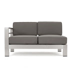 Cape Coral Outdoor Aluminum 10-piece Sofa Set with Cushions by Christopher Knight Home