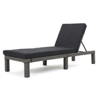 Puerta Outdoor Adjustable PE Wicker Chaise Lounge with Cushion by Christopher Knight Home (Set of 2)