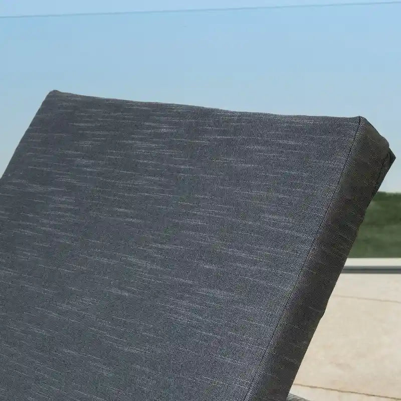 Puerta Outdoor Adjustable PE Wicker Chaise Lounge with Cushion by Christopher Knight Home (Set of 2)