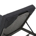 Puerta Outdoor Adjustable PE Wicker Chaise Lounge with Cushion by Christopher Knight Home (Set of 2)