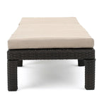 Puerta Outdoor Adjustable PE Wicker Chaise Lounge with Cushion by Christopher Knight Home (Set of 2)