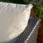 Antibes Outdoor 3-piece Wicker Conversation Set with Cushions - N/A