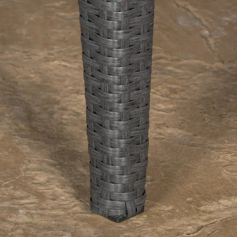 Antibes Outdoor 3-piece Wicker Conversation Set with Cushions - N/A