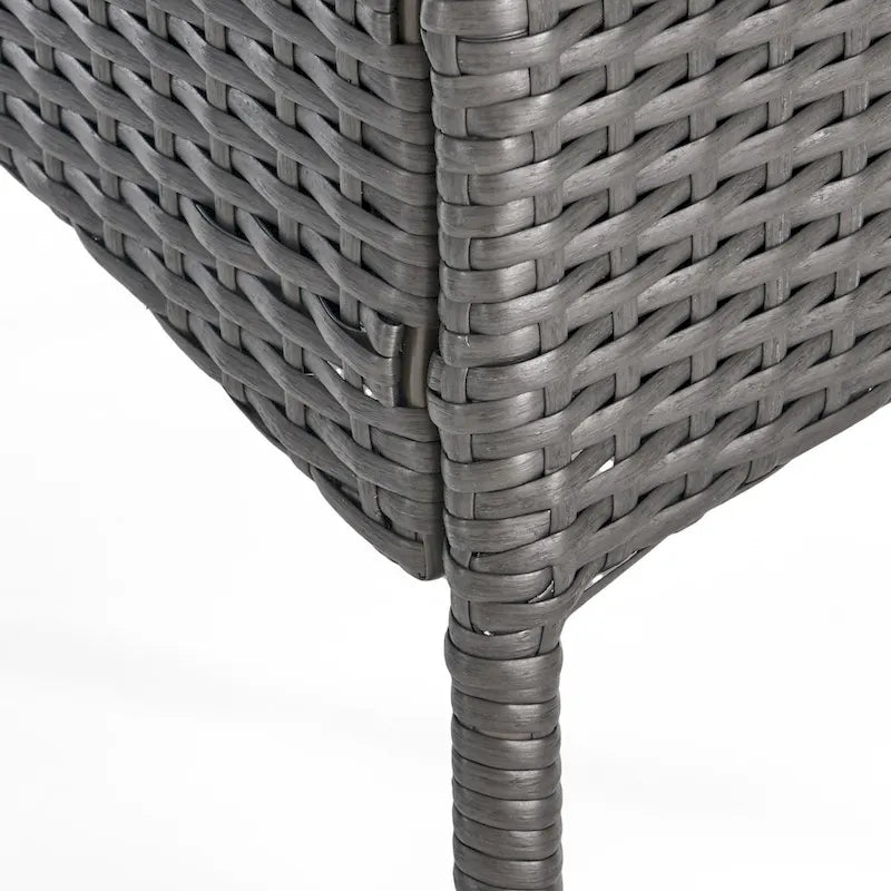 Nora Outdoor 7 Piece Acacia Wood and Wicker Expandable Dining Set by Christopher Knight Home