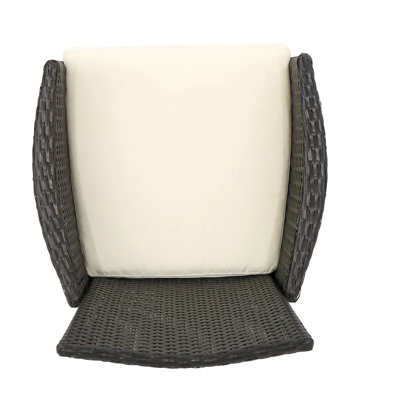 Nora Outdoor 7 Piece Acacia Wood and Wicker Expandable Dining Set by Christopher Knight Home