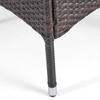 Nora Outdoor 7 Piece Acacia Wood and Wicker Expandable Dining Set by Christopher Knight Home